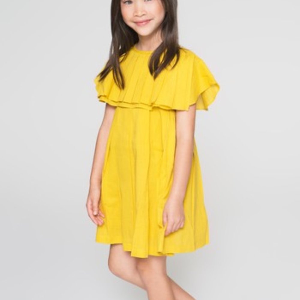 Yellow Ruffle Dress